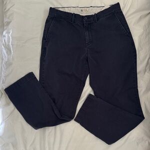 J.Crew Classic Navy Blue Chino Pants 30x32